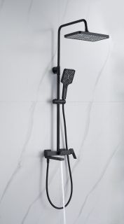 Душевая система Knotlor KN-23/BL, черный